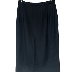 Pendleton Black Pencil Midi Skirt for Work size 8